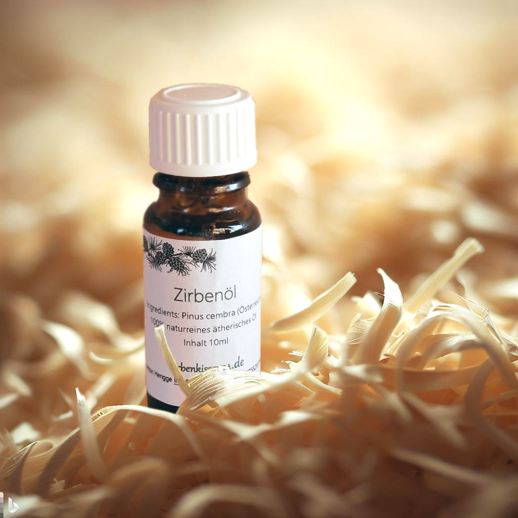 Zirbenholz Würfel-Set - 10 ml naturreines ätherisches Zirbenöl + Zirbenspäne – Bild 2